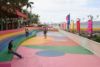místní Malecon - zábavní zona u jezera Managua