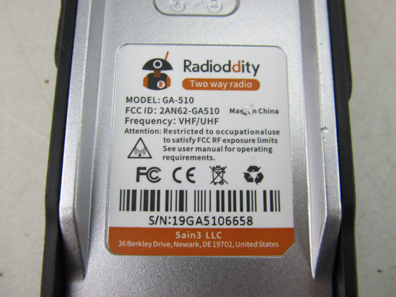 RADIODDITY model GA510 VYSÍLAČKA RUČKA Aukro