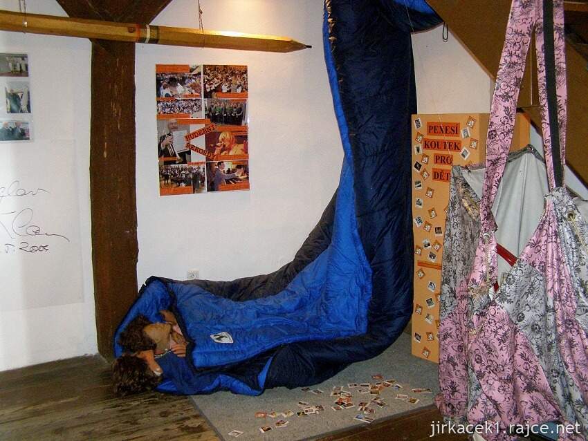 Pelhřimov - muzeum rekordů a kuriozit - spacák