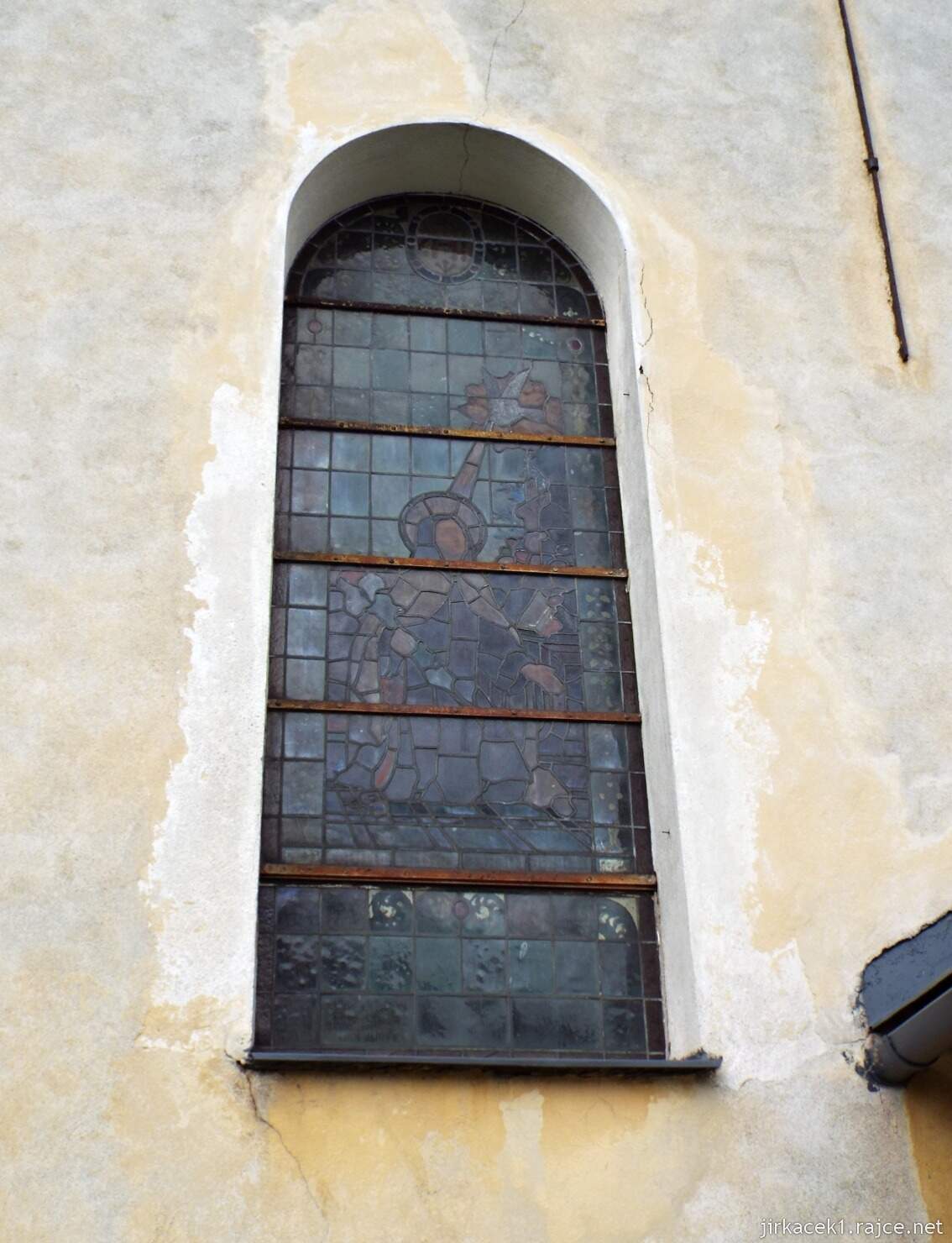 B - Huzová - Kostel sv. Jiljí 06 - okno