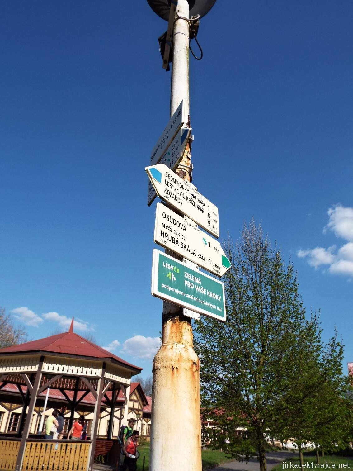 34 - lázně Sedmihorky 04 - rozcestník