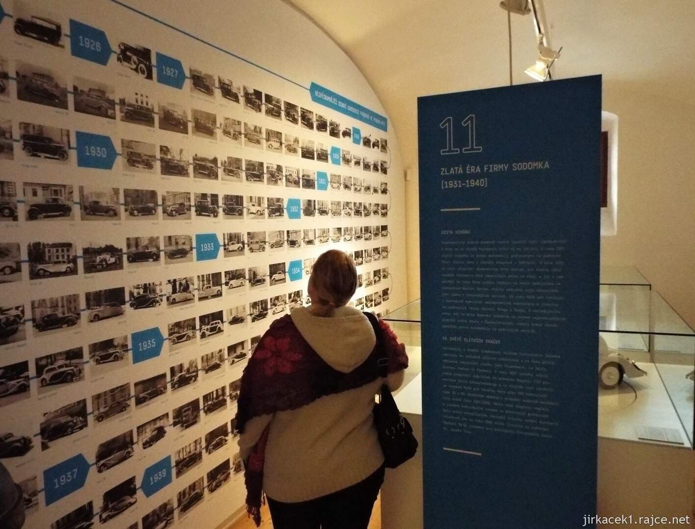 H - Vysoké Mýto - muzeum karosářství 30 - 1. Patro EXPOZICE – HISTORIE FIRMY SODOMKA - Zlatá éra firmy Sodomka (1931-1940)