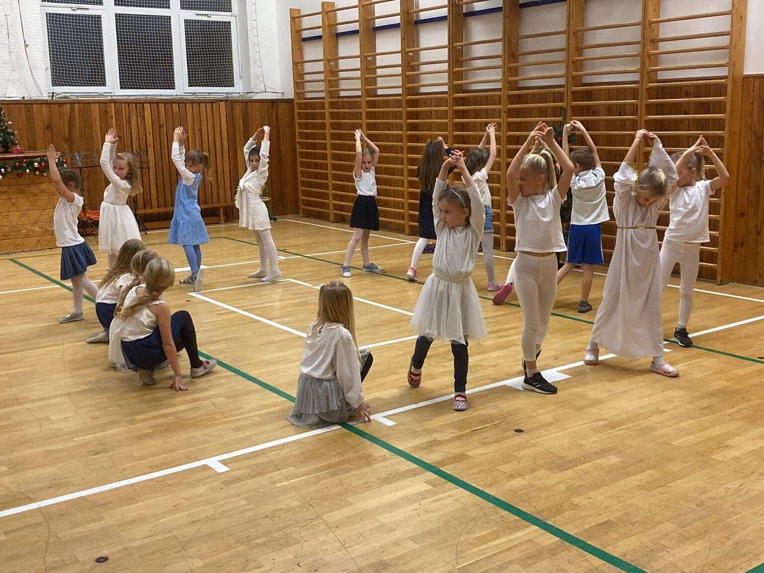 Taneční kroužek vánoční vystoupení Taneční kroužek vánoční vystoupení