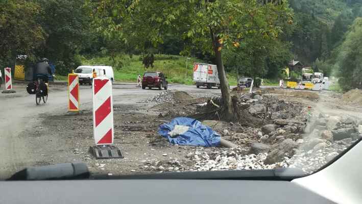 2209_Rakousko s karavanem 2022 - Millstätter See - Následky nedávné povodně v údolí Gegendtal