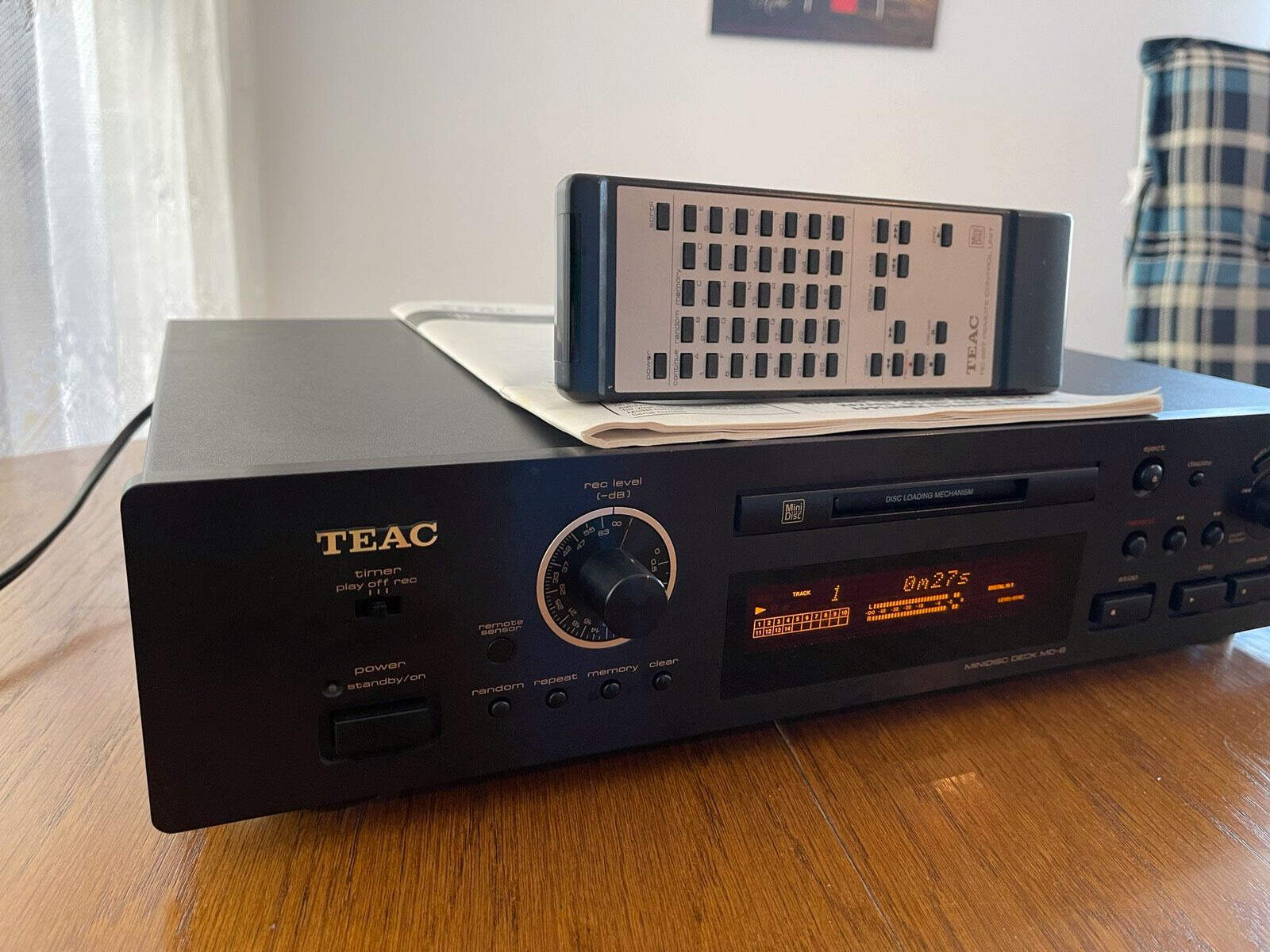 TEAC MD-8 Stereo Minidisc Recorder+DO / HIGH END by TEAC (Japan) | Aukro