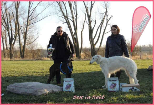 Best in field Kačice - Quillaia Bistkupstwo 1. place, CACT and Best in field female this day!