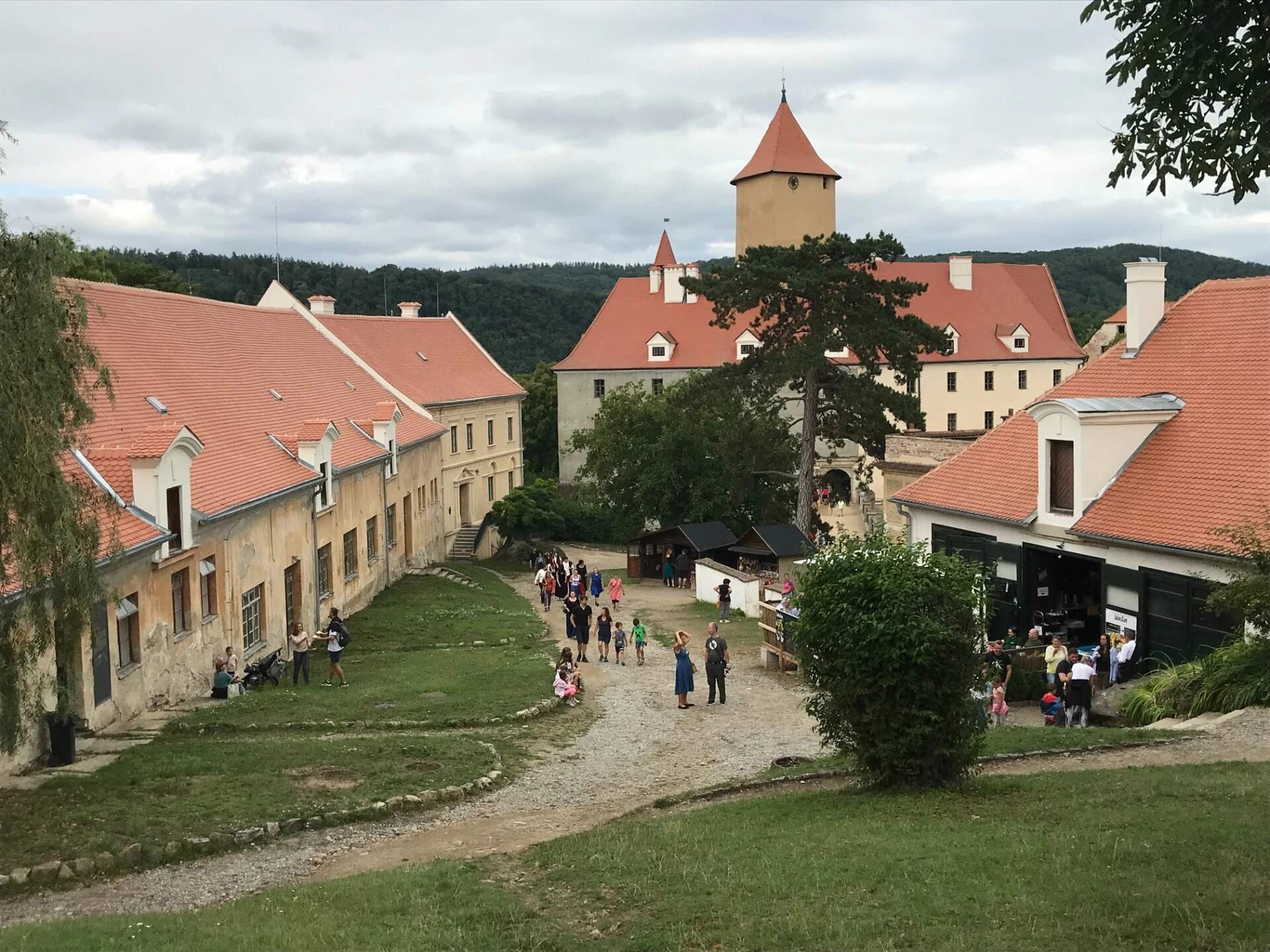 Hrad Veveří - areál